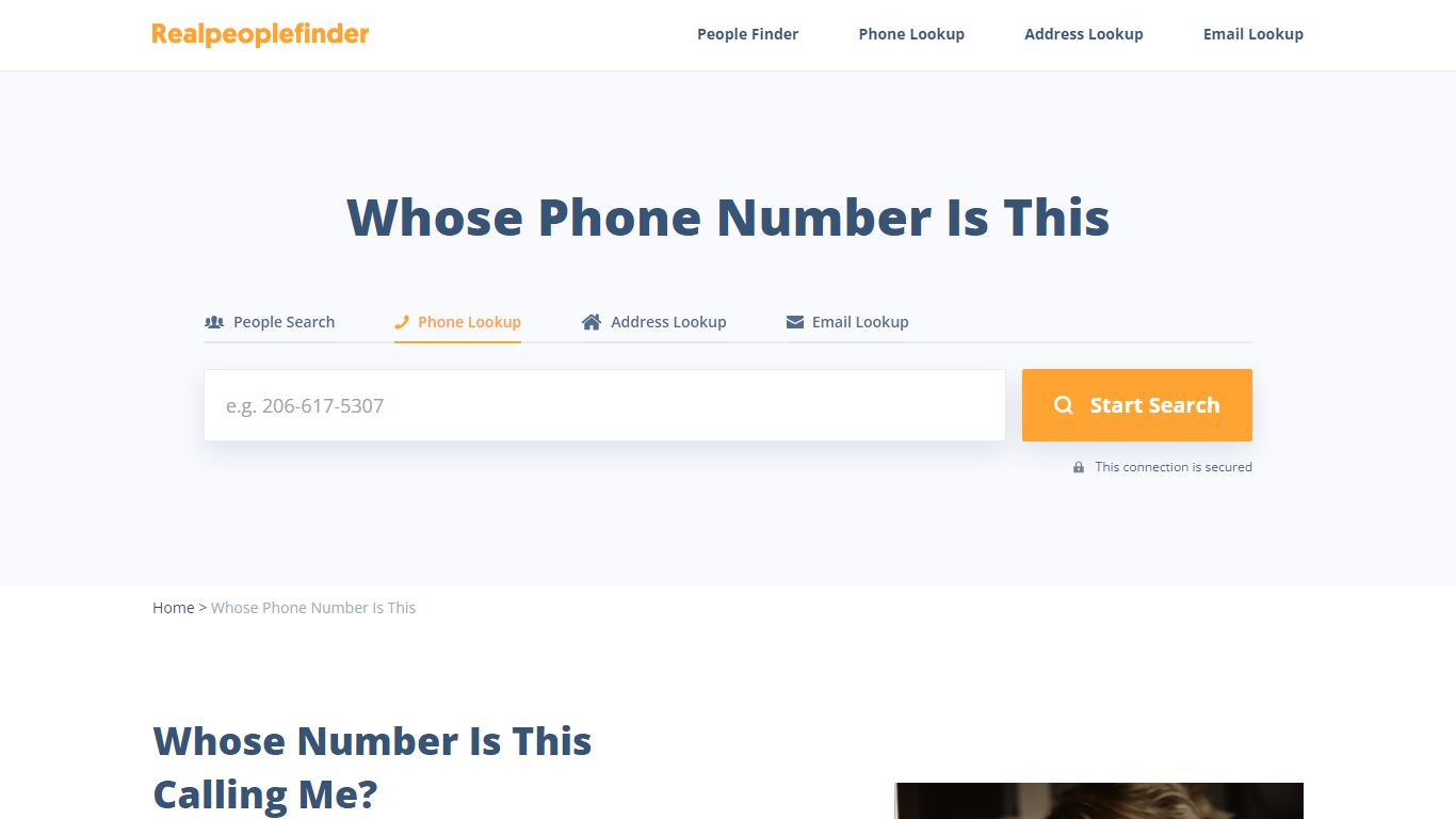 Whose Phone Number Is This - Real People Finder